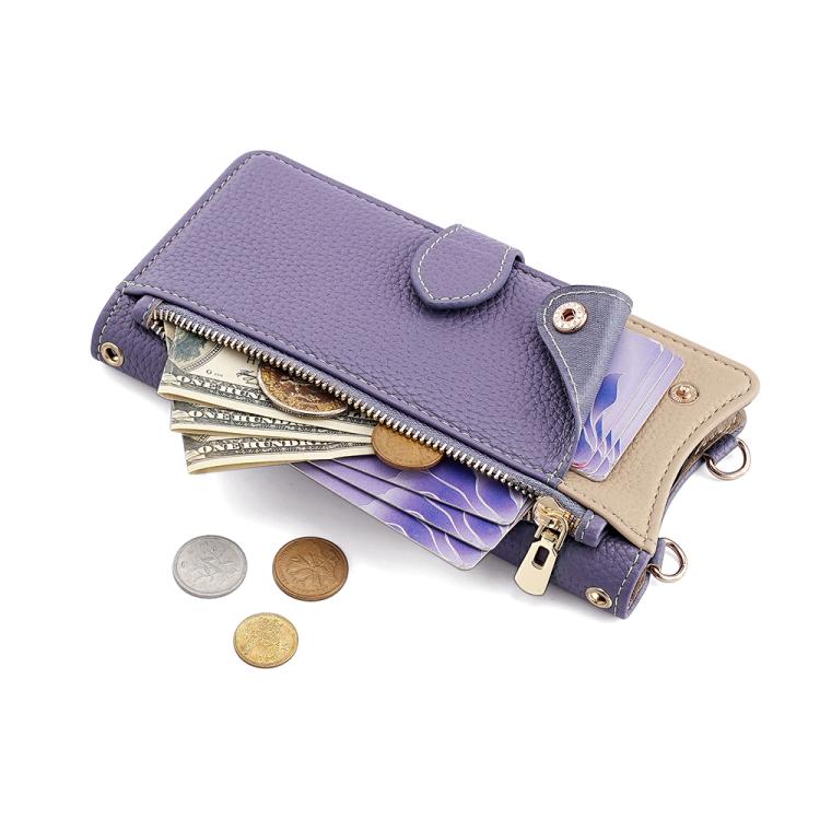 For Sony Xperia 1 VI Crossbody Chain Fishtail Litchi Leather Phone Case(Purple) - Sony Cases by PMC TechLife | Online Shopping South Africa | PMC TechLife | Buy Now Pay Later Mobicred