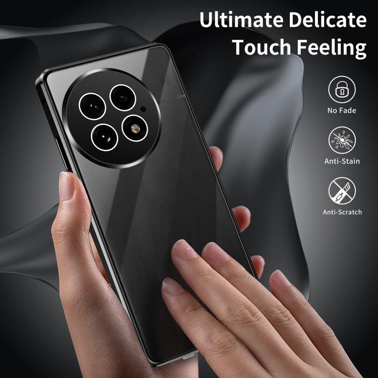 For OnePlus 13 Magnetic HD Tempered Glass Phone Case(Blue) - OnePlus Cases by PMC TechLife | Online Shopping South Africa | PMC TechLife | Buy Now Pay Later Mobicred