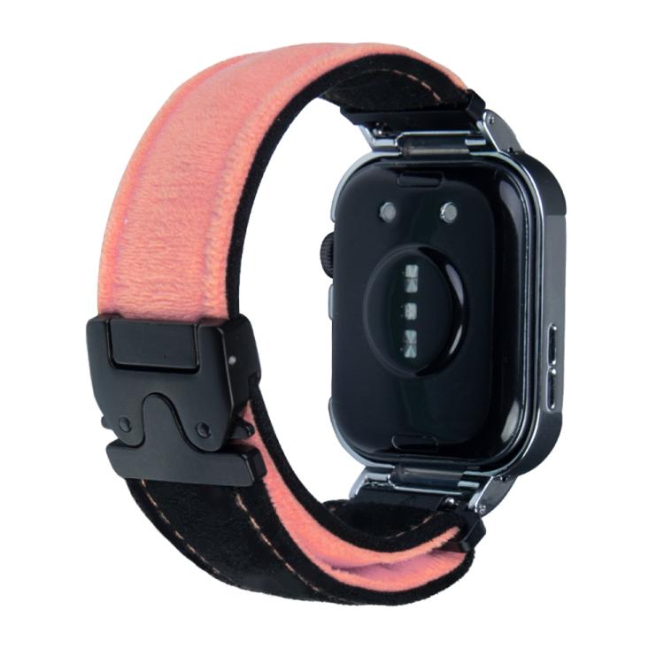 For Huawei Watch Fit3 Brushed Metal Silver Frame Watch Band(Black Peach) - free shipping - PMC TechLife - Order now!