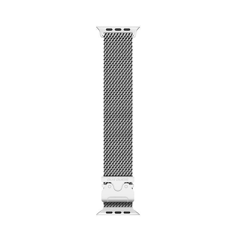 For Apple Watch 46mm / 49mm / 45mm / 44mm DUX DUCIS Milanese Air Series Stainless Steel Magnetic Watch Strap(Silver) - free shipping - PMC TechLife - Order now!