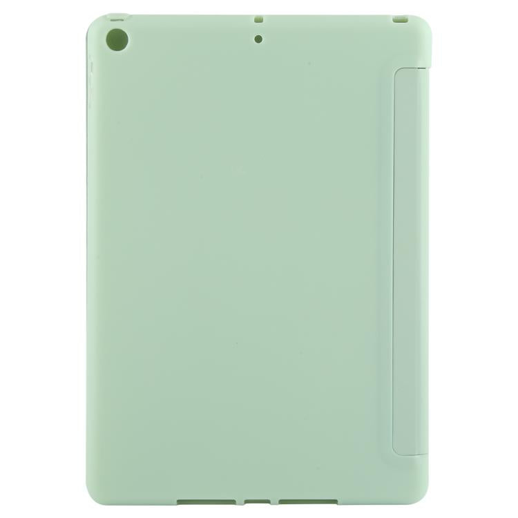 For iPad 10.2 2021 / 2020 / 2019 GEBEI 3-folding Holder Shockproof Flip Leather Tablet Case(Green) - free shipping - PMc TechLife - Order now!