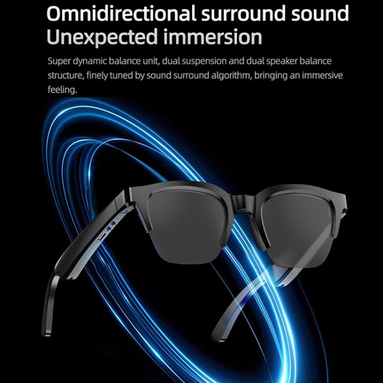 E60 ENC Noise Reduction Smart Audio Bluetooth Glasses(Black) - free shipping - PMC TechLife - Order now!