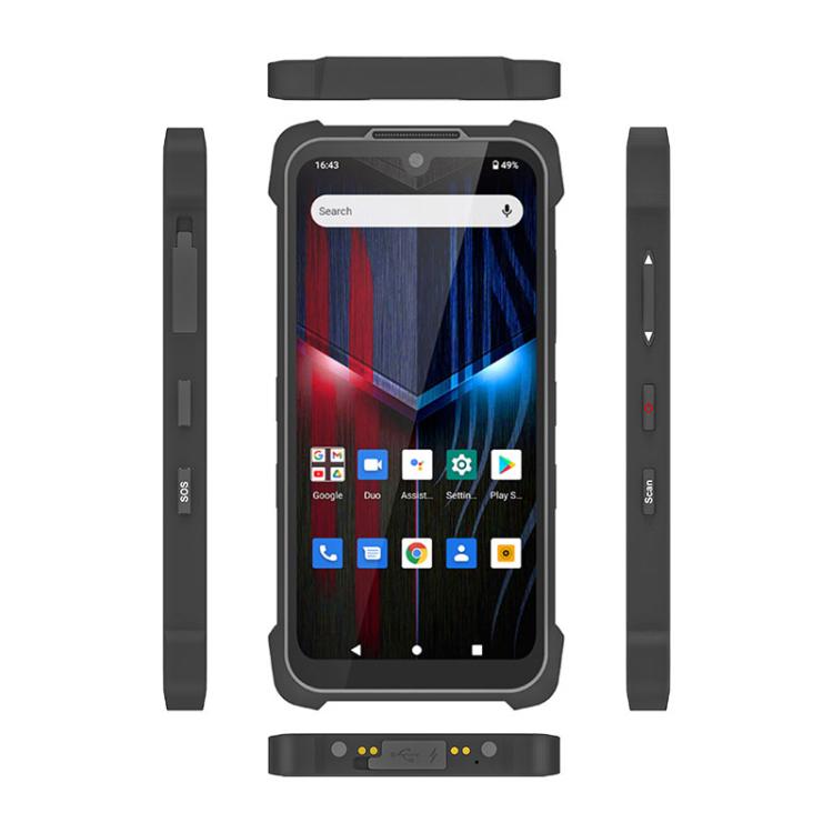 UNIWA P551 Handheld PDA Rugged Phone, 4GB+64GB, 5.5 inch Android 11 Mediatek MT6765 Helio P35 Octa Core, Network: 4G, Plug:UK Plug(Grey) - free shipping - PMc TechLife - Order now!