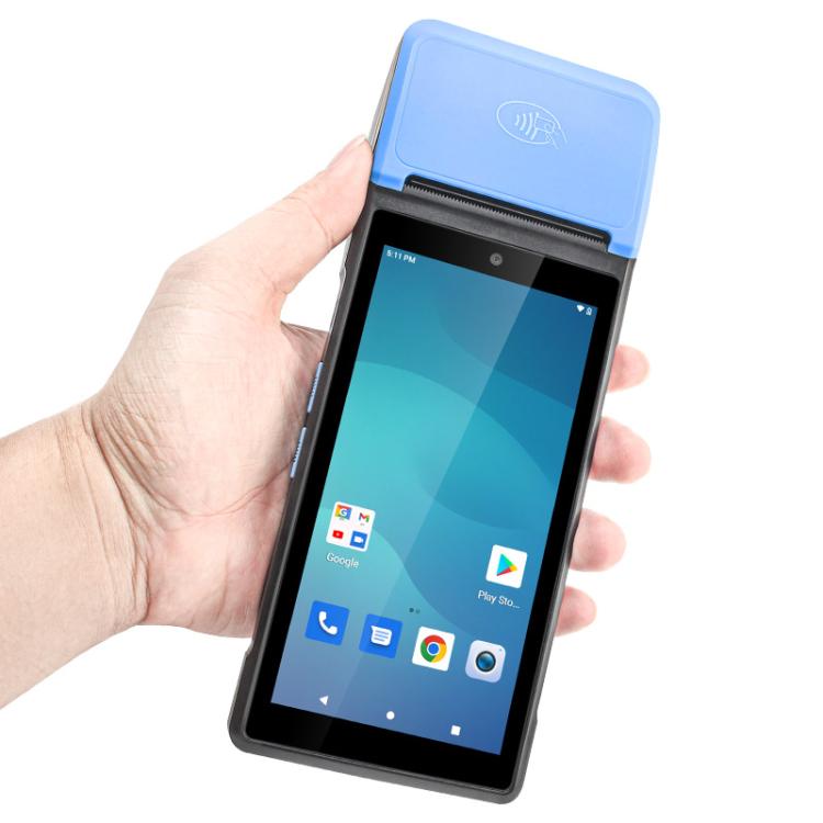UNIWA V6P Thermal Label Printer Handheld PDA, 2GB+16GB, 5.45 inch Android 12 Mediatek MT6761 Quad Core, NFC, Network: 4G, Plug:UK Plug(Black Blue) - free shipping - PMc TechLife - Order now!