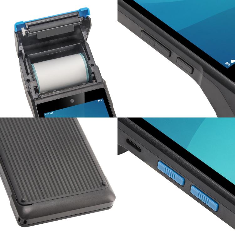 UNIWA V6P Thermal Label Printer Handheld PDA, 2GB+16GB, 5.45 inch Android 12 Mediatek MT6761 Quad Core, NFC, Network: 4G, Plug:UK Plug(Black Blue) - free shipping - PMc TechLife - Order now!
