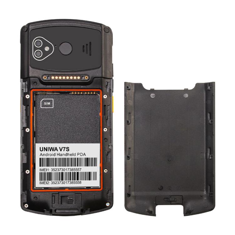 UNIWA V7S PDA Barcode Scanner Rugged Phone, 4GB+64GB, 5.7 inch Android 12 Mediatek MT6762 Octa Core, NFC, Network: 4G, Plug:UK Plug(Black) - free shipping - PMc TechLife - Order now!