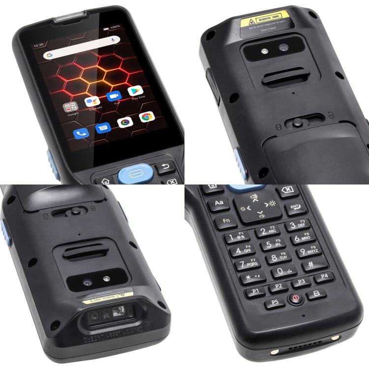 UNIWA V350 Handheld Rugged 2D Barcode Scanner, 4GB+64GB, 3.5 inch Android 12 Mediatek MT6761 Quad Core, T9 Keyboard, NFC, Network: 4G, Plug:EU Plug(Black) - free shipping - PMc TechLife - Order now!