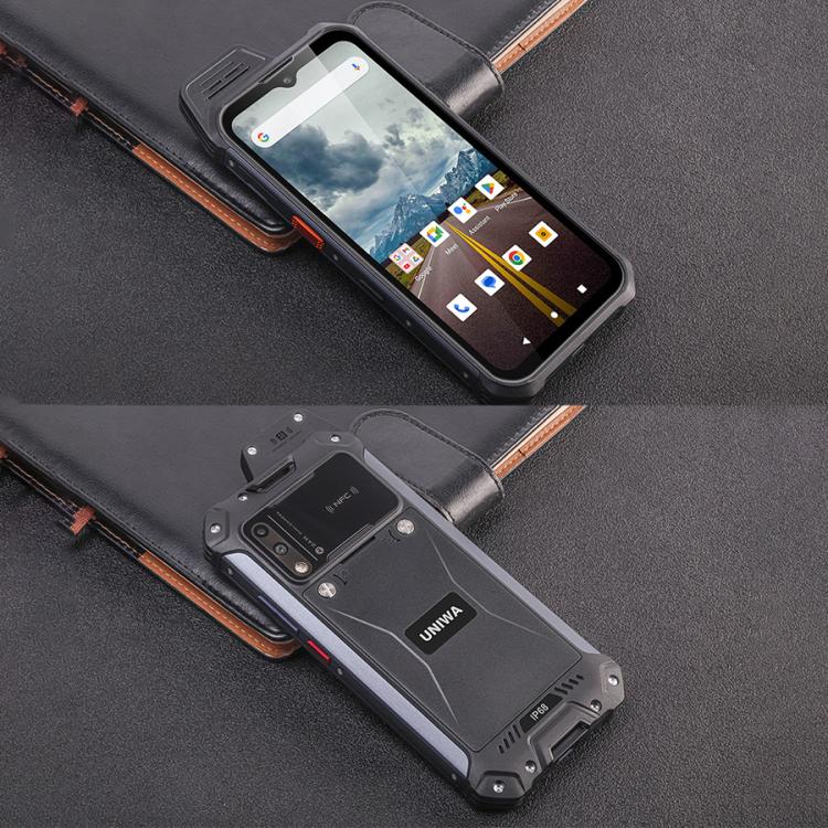 UNIWA W999 Rugged Phone, 8GB+128GB, 6.3 inch Android 13 Mediatek MT6789 Helio G99 Octa Core, NFC, Network: 4G, Plug:AU Plug(Black) - free shipping - PMc TechLife - Order now!