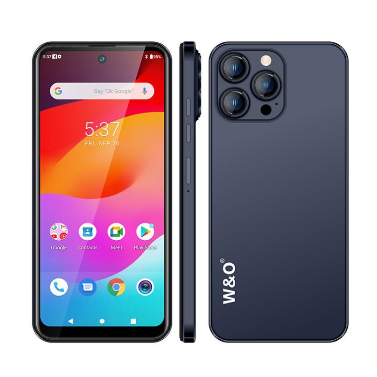 W&O X200 Pro, 4GB+128GB, 6.8 inch Android 10 Mediatek MT6765 Helio P35 Octa Core, Network: 4G, Plug:UK Plug(Blue) - free shipping - PMc TechLife - Order now!