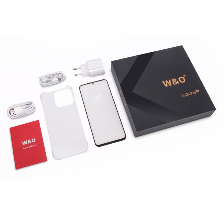 W&O X200 Pro, 4GB+128GB, 6.8 inch Android 10 Mediatek MT6765 Helio P35 Octa Core, Network: 4G, Plug:EU Plug(Blue) - free shipping - PMc TechLife - Order now!