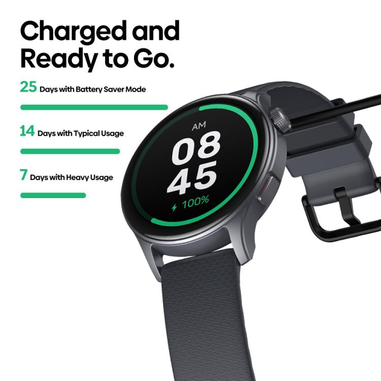 Zeblaze Btalk 3 GPS 1.43 inch HD AMOLED Screen Health Fitness Smart Watch, Support Bluetooth Call(Space Gray) - free shipping - PMC TechLife - Order now!