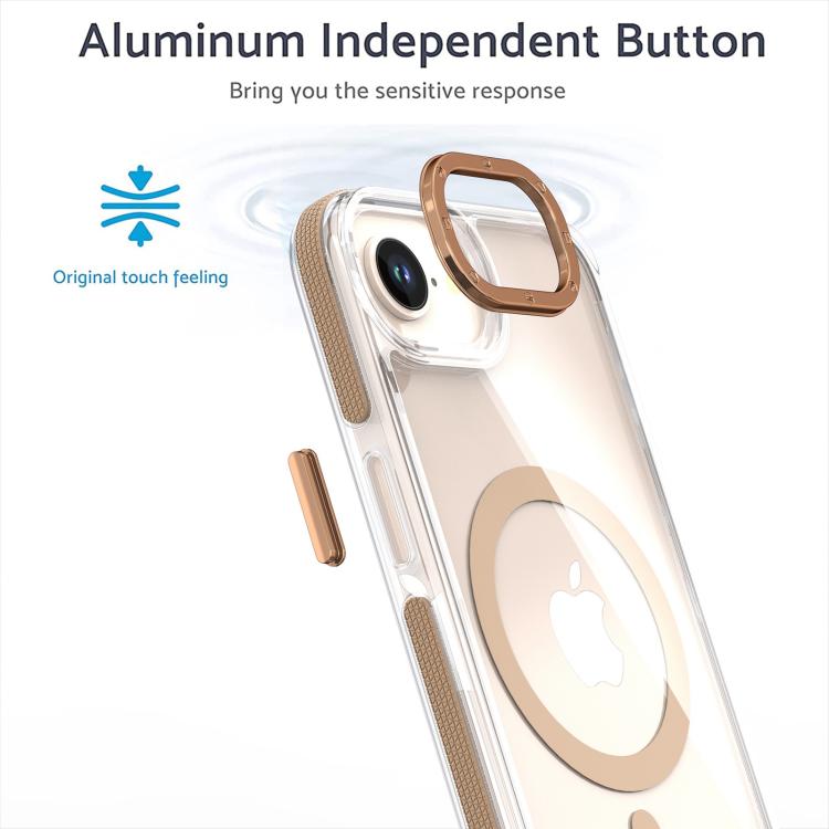 For iPhone 16e Dual-Color Clear Acrylic Hybrid TPU MagSafe Phone Case(Purple) - iPhone 16e Cases by PMC TechLife | Online Shopping South Africa | PMC TechLife | Buy Now Pay Later Mobicred