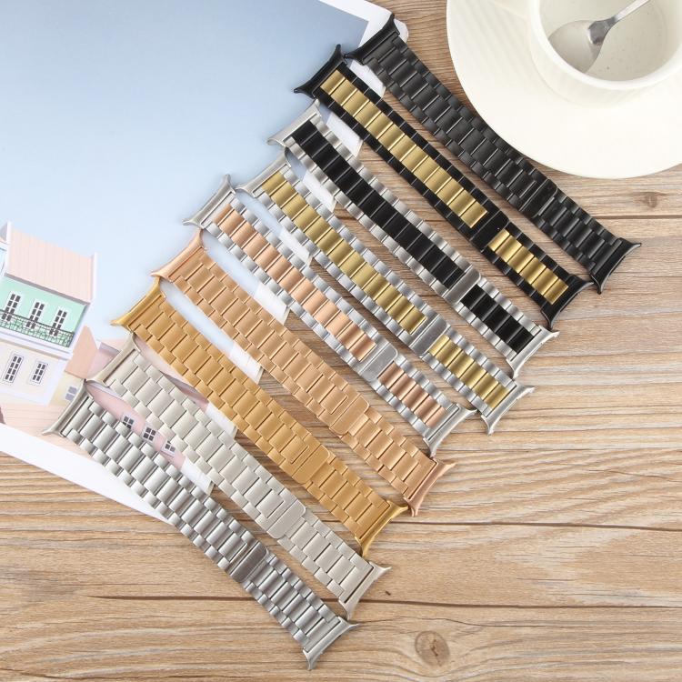 For Samsung Galaxy Watch Ultra 47mm Three-beads Magnetic Steel Watch Band(Black Gold) - free shipping - PMC TechLife - Order now!
