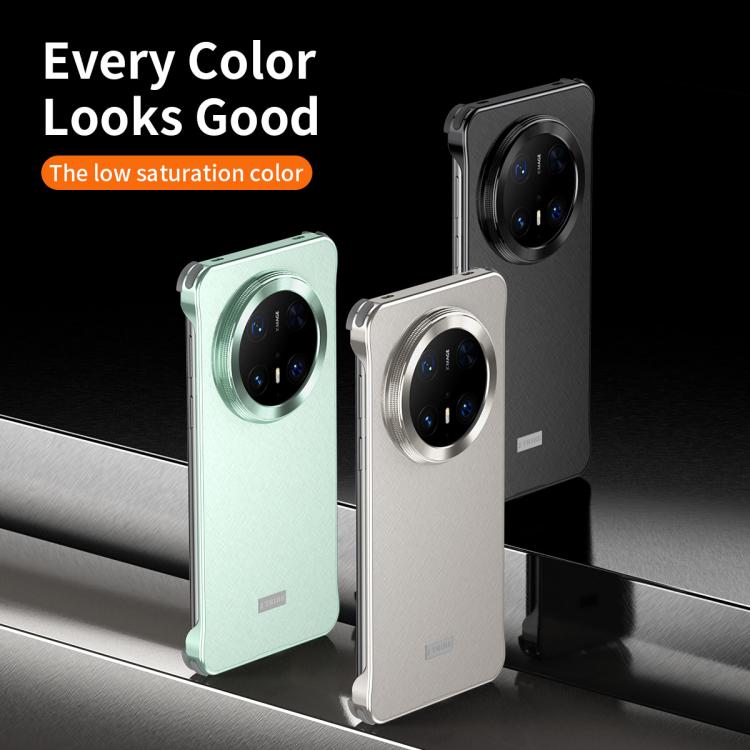 For Huawei Mate 60 Pro+ Micro Frosted Metal Phone Case(Green) - Huawei Cases by PMC TechLife | Online Shopping South Africa | PMC TechLife | Buy Now Pay Later Mobicred