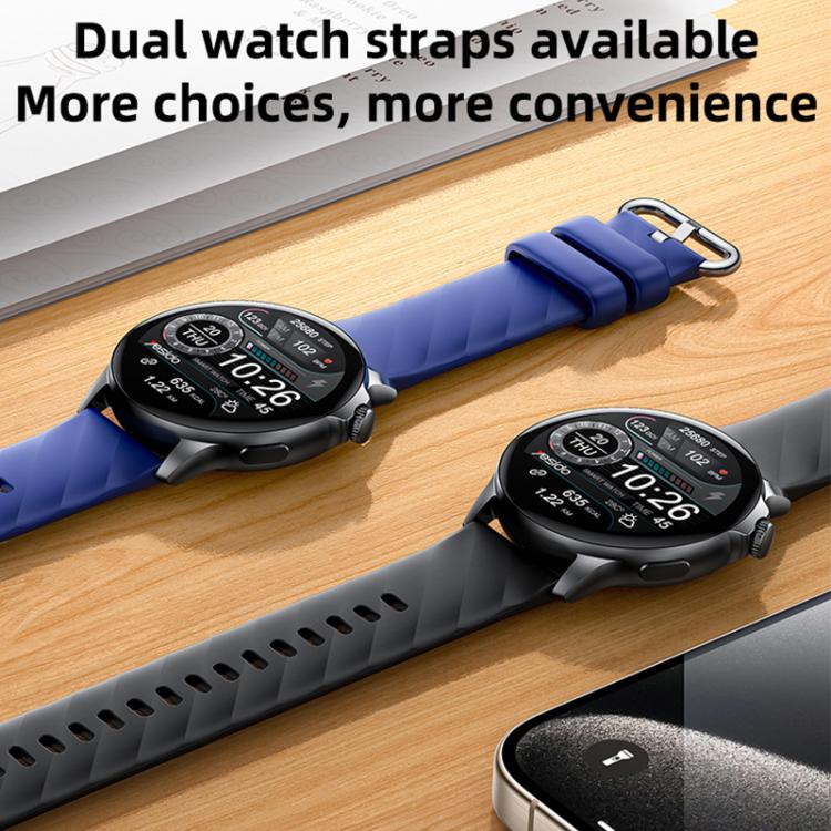 Yesido IO29 Waterproof Smart BT Watch, 1.39 inch Screen, Support BT Call / Heart Rate(Black) - free shipping - PMC TechLife - Order now!
