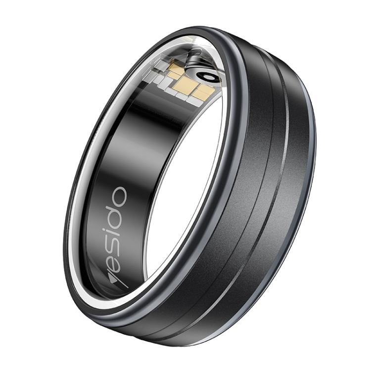Yesido IO32 Health Monitor Smart Ring, Support Body Temperature / Heart Rate / Blood Pressure / Female Physiological Reminder, Size:57mm Inner Circumference(Black) - free shipping - PMC TechLife - Order now!