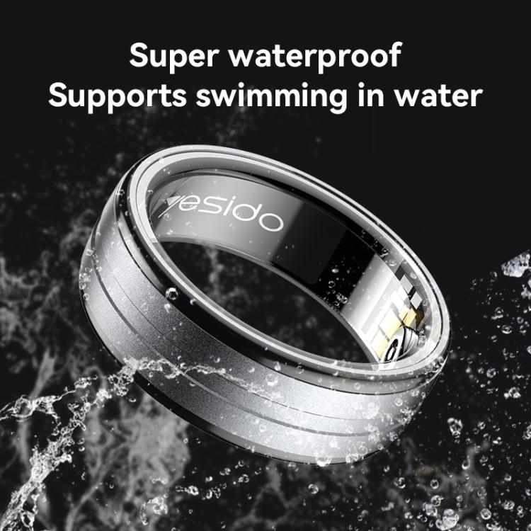 Yesido IO32 Health Monitor Smart Ring, Support Body Temperature / Heart Rate / Blood Pressure / Female Physiological Reminder, Size:57mm Inner Circumference(Black) - free shipping - PMC TechLife - Order now!