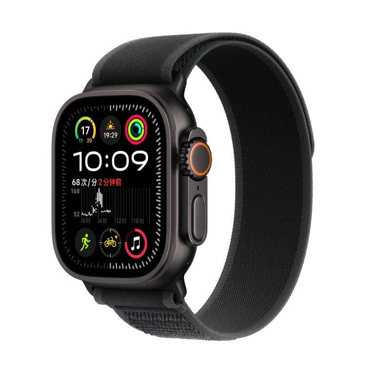 For Apple Watch 42mm / 41mm / 40mm / 38mm Trail Loop Nylon Watch Band(Black + Black Titanium Finish) - free shipping - PMc TechLife - Order now!