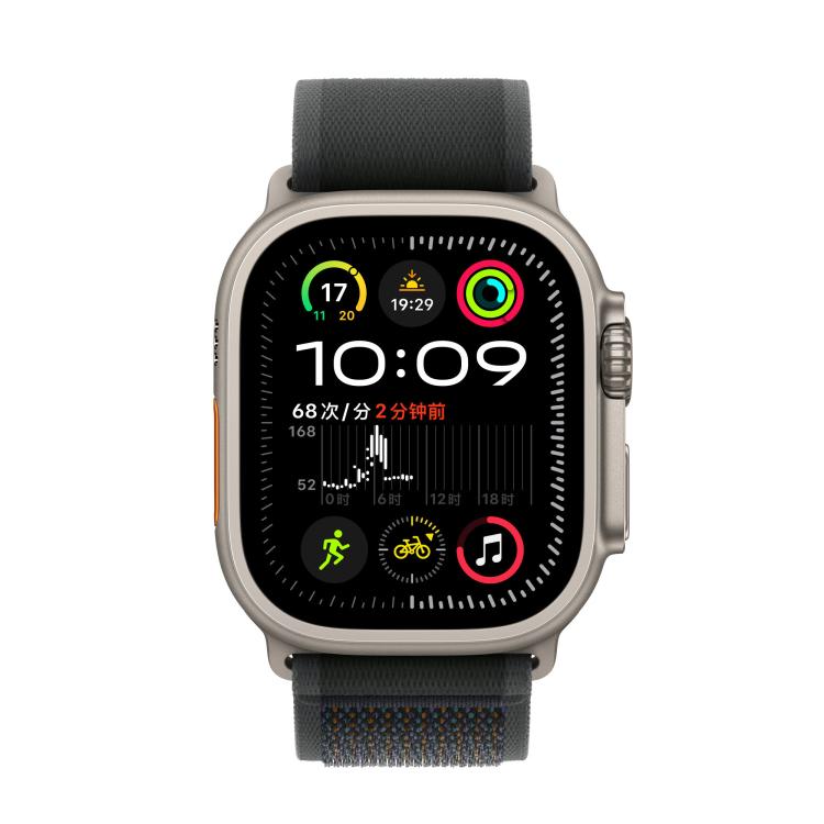 For Apple Watch 42mm / 41mm / 40mm / 38mm Trail Loop Nylon Watch Band(Black + Natural Titanium Finish) - free shipping - PMc TechLife - Order now!