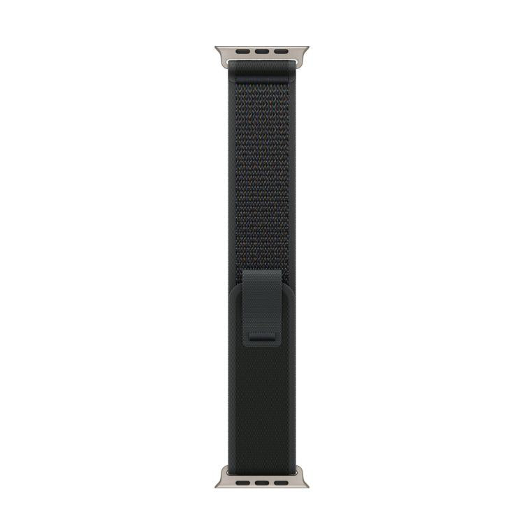 For Apple Watch 42mm / 41mm / 40mm / 38mm Trail Loop Nylon Watch Band(Black + Natural Titanium Finish) - free shipping - PMc TechLife - Order now!