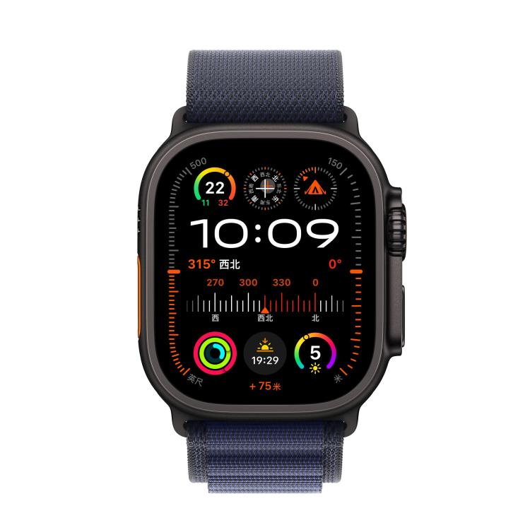 For Apple Watch 42mm / 41mm / 40mm / 38mm Alpine Loop Nylon Watch Band(Navy Black Buckle) - free shipping - PMc TechLife - Order now!