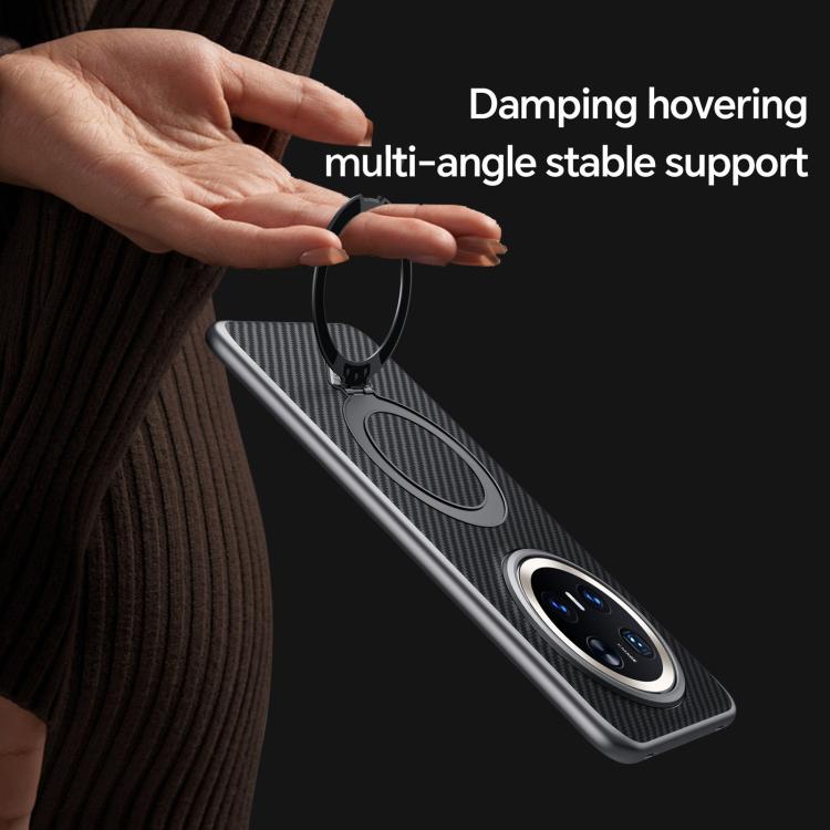 For Huawei Mate 70 Pro / Mate 70 Pro+ SULADA Kevlar Texture MagSafe Magnetic Holder Phone Case(Black) - free shipping - PMC TechLife - Order now!