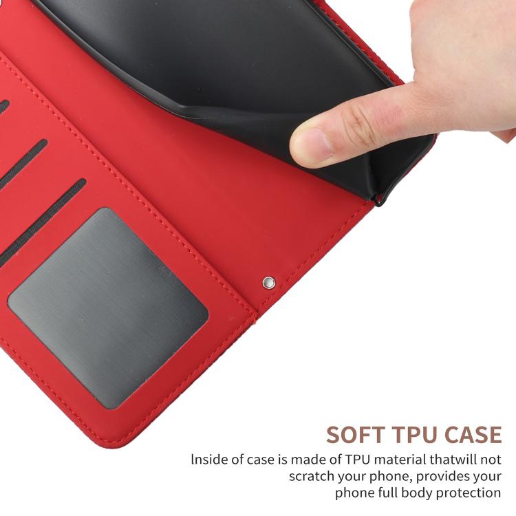 For Tecno Spark 40C Skin Feel Butterfly Embossed Flip Leather Phone Case(Red) - free shipping - PMC TechLife - Order now!