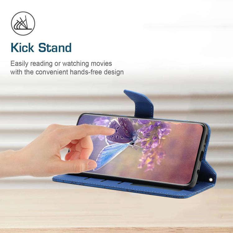 For Tecno Pova 7 5G Skin Feel Butterfly Embossed Flip Leather Phone Case(Blue) - free shipping - PMC TechLife - Order now!