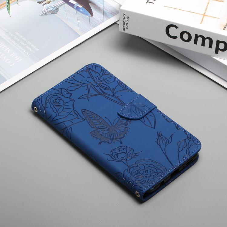 For Tecno Spark 40 Pro+ 4G Skin Feel Butterfly Embossed Flip Leather Phone Case(Blue) - free shipping - PMC TechLife - Order now!