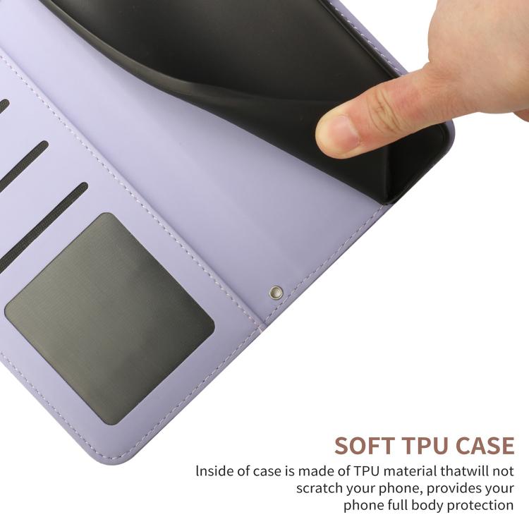 For Tecno Spark 40 Pro 4G Skin Feel Butterfly Embossed Flip Leather Phone Case(Purple) - free shipping - PMC TechLife - Order now!
