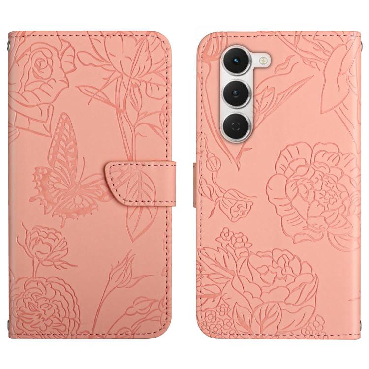 For Tecno Spark 40 Pro 4G Skin Feel Butterfly Embossed Flip Leather Phone Case(Pink) - free shipping - PMC TechLife - Order now!