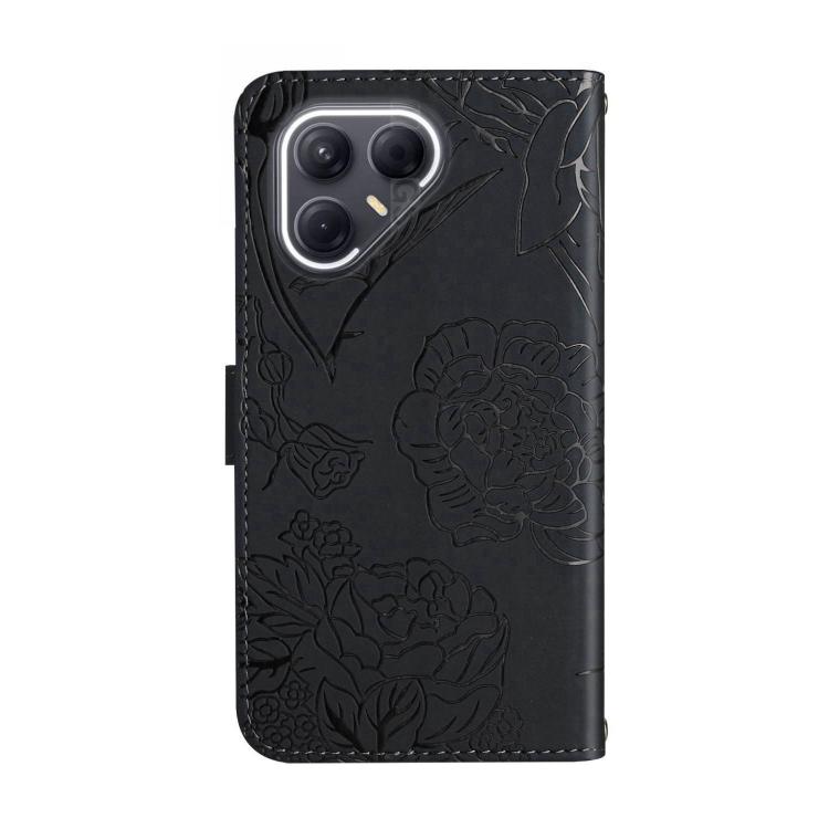For Tecno Pova 7 Ultra 5G Skin Feel Butterfly Embossed Flip Leather Phone Case(Black) - free shipping - PMC TechLife - Order now!