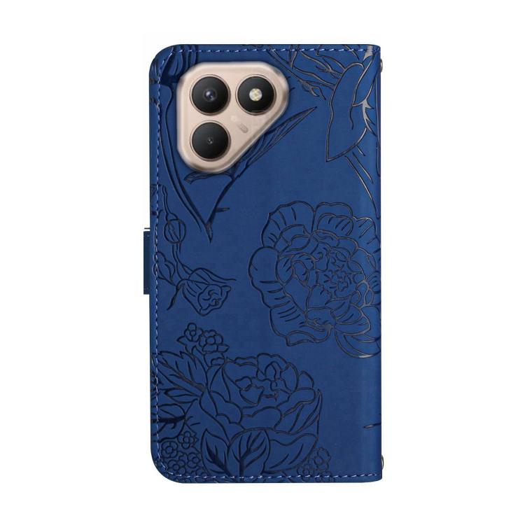 For Tecno Pova 7 4G Skin Feel Butterfly Embossed Flip Leather Phone Case(Blue) - free shipping - PMC TechLife - Order now!