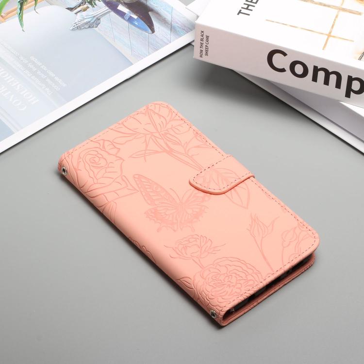 For Tecno Pova 7 4G Skin Feel Butterfly Embossed Flip Leather Phone Case(Pink) - free shipping - PMC TechLife - Order now!