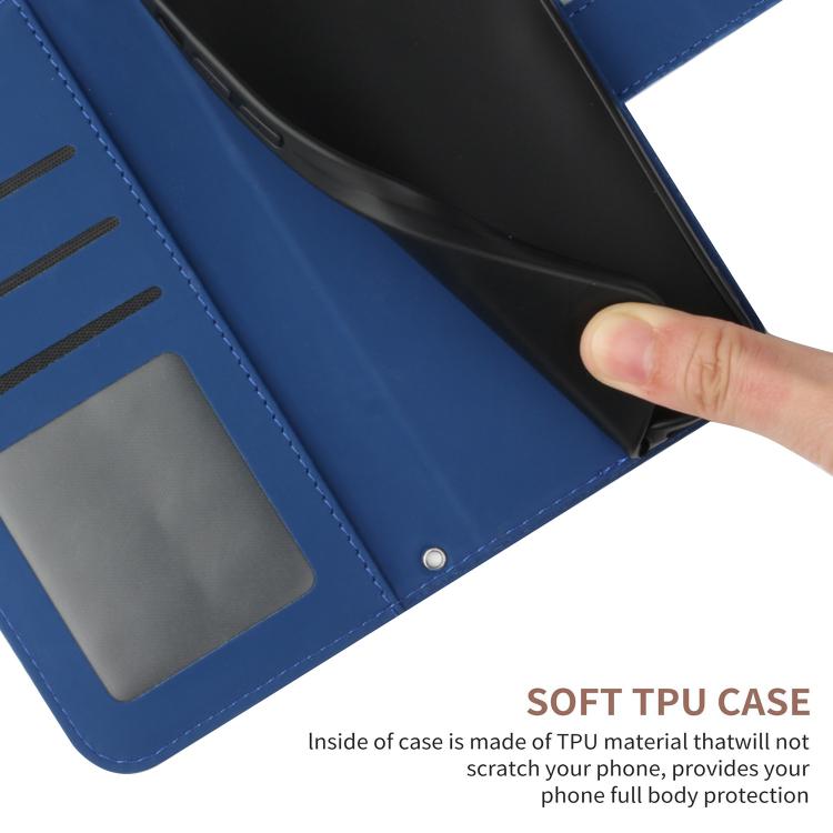 For Infinix Hot 60 Pro+ 4G Skin Feel Sun Flower Embossed Flip Leather Phone Case with Lanyard(Dark Blue) - free shipping - PMC TechLife - Order now!
