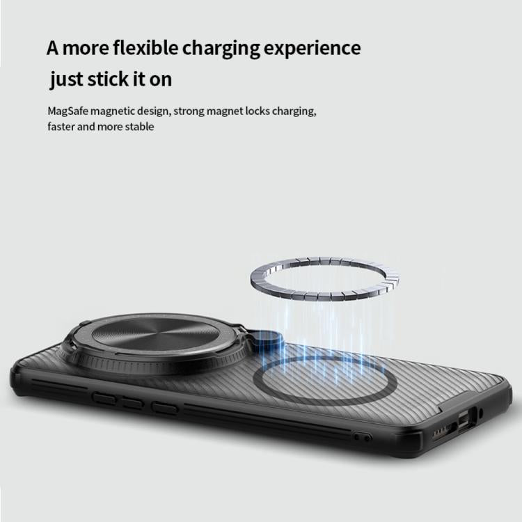 For Xiaomi 15 Ultra NILLKIN CamShield Prop MagSafe Magnetic Translucent PC Phone Case(Black) - free shipping - PMc TechLife - Order now!