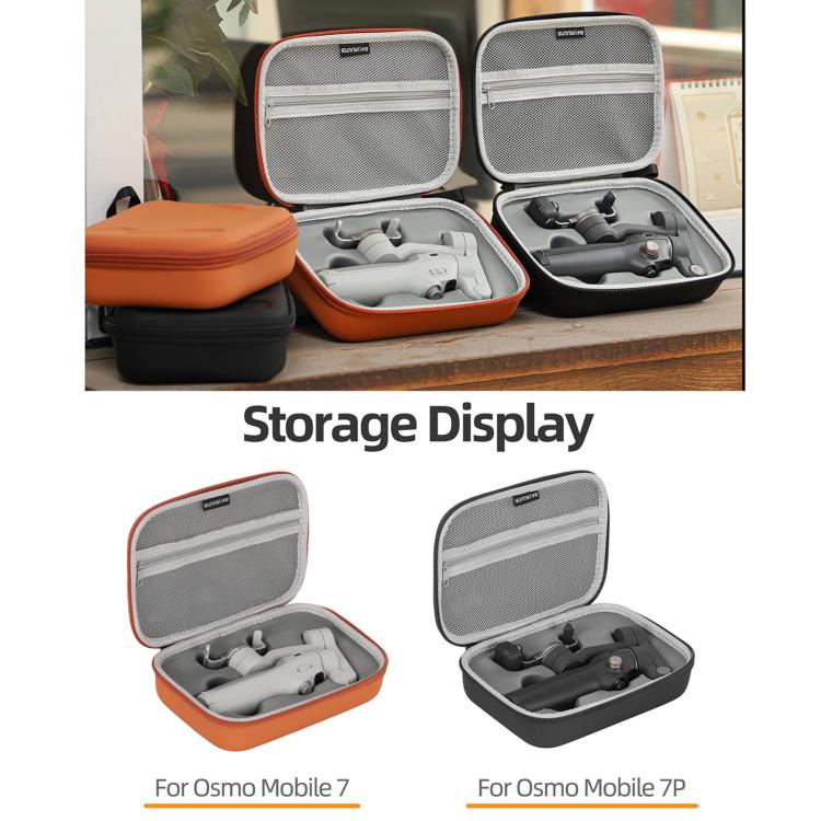 For DJI Osmo Mobile 7 Sunnylife Portable Carrying Case Mini Bag Handbag(Orange) - free shipping - PMC TechLife - Order now!