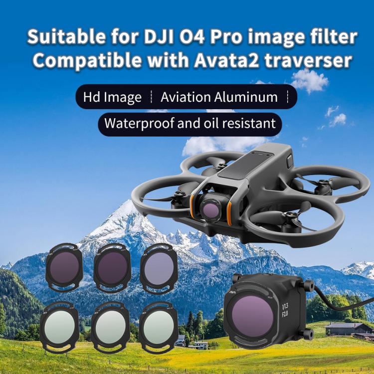 For DJI O4 Air Unit Pro / Avata 2 JSR YB Series Camera Lens Filter, Filter:ND8 - free shipping - PMC TechLife - Order now!