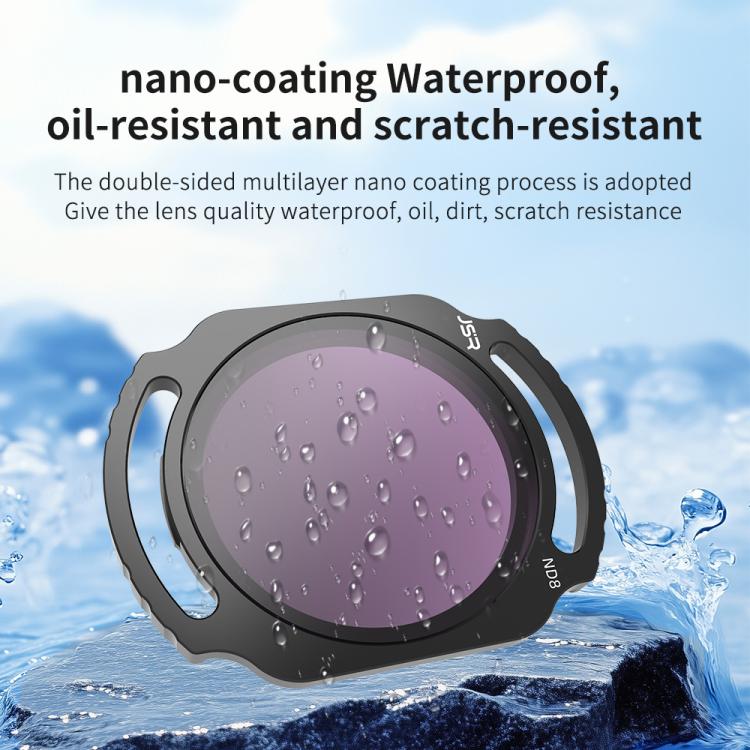 For DJI O4 Air Unit Pro / Avata 2 JSR YB Series Camera Lens Filter, Filter:6 in 1 ND8-64 UV CPL - free shipping - PMC TechLife - Order now!