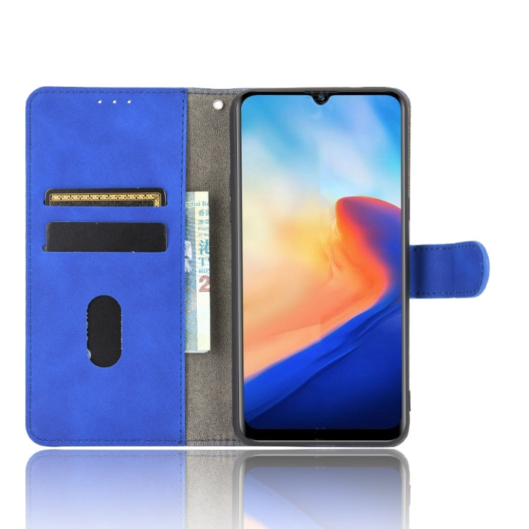 For Blackview A80 Solid Color Skin Feel Magnetic Buckle Horizontal Flip Calf Texture PU Leather Case with Holder & Card Slots & Wallet(Blue) - free shipping - PMC TechLife - Order now!