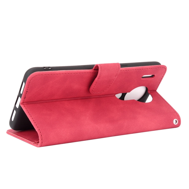 For Blackview A80 Solid Color Skin Feel Magnetic Buckle Horizontal Flip Calf Texture PU Leather Case with Holder & Card Slots & Wallet(Rose Red) - More Brand by PMC TechLife | Online Shopping South Africa | PMC TechLife | Buy Now Pay Later Mobicred