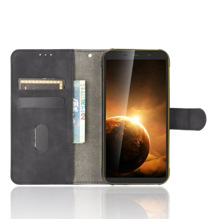 For Blackview BV5500 / BV5500 Pro / BV5500 Plus Solid Color Skin Feel Magnetic Buckle Horizontal Flip Calf Texture PU Leather Case with Holder & Card Slots & Wallet(Black) - More Brand by PMC Jewellery | Online Shopping South Africa | PMC Jewellery | Buy Now Pay Later Mobicred