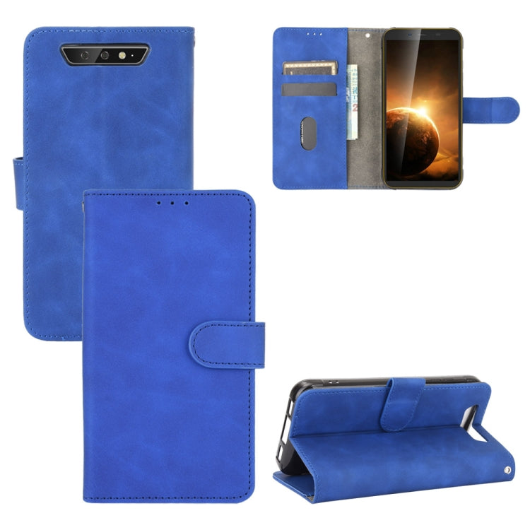 For Blackview BV5500 / BV5500 Pro / BV5500 Plus Solid Color Skin Feel Magnetic Buckle Horizontal Flip Calf Texture PU Leather Case with Holder & Card Slots & Wallet(Blue) - More Brand by PMC TechLife | Online Shopping South Africa | PMC TechLife | Buy Now Pay Later Mobicred