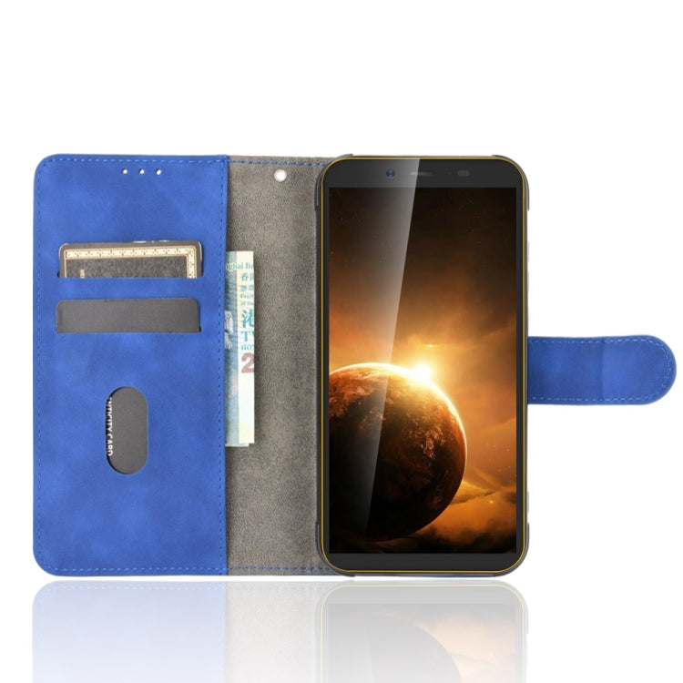 For Blackview BV5500 / BV5500 Pro / BV5500 Plus Solid Color Skin Feel Magnetic Buckle Horizontal Flip Calf Texture PU Leather Case with Holder & Card Slots & Wallet(Blue) - More Brand by PMC Jewellery | Online Shopping South Africa | PMC Jewellery | Buy Now Pay Later Mobicred