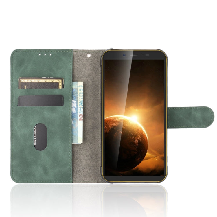 For Blackview BV5500 / BV5500 Pro / BV5500 Plus Solid Color Skin Feel Magnetic Buckle Horizontal Flip Calf Texture PU Leather Case with Holder & Card Slots & Wallet(Green) - More Brand by PMC TechLife | Online Shopping South Africa | PMC TechLife | Buy Now Pay Later Mobicred
