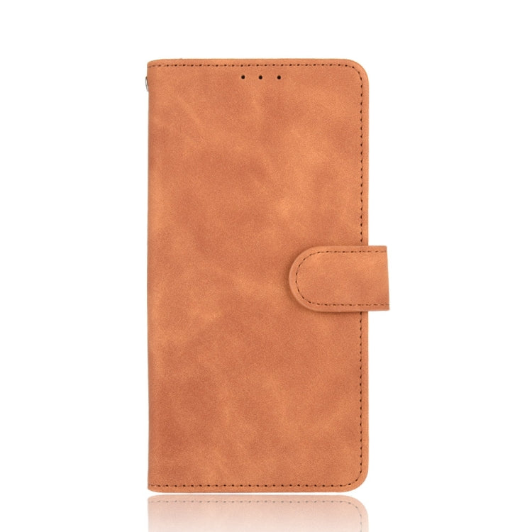 For Blackview BV5500 / BV5500 Pro / BV5500 Plus Solid Color Skin Feel Magnetic Buckle Horizontal Flip Calf Texture PU Leather Case with Holder & Card Slots & Wallet(Brown) - More Brand by PMC Jewellery | Online Shopping South Africa | PMC Jewellery | Buy Now Pay Later Mobicred