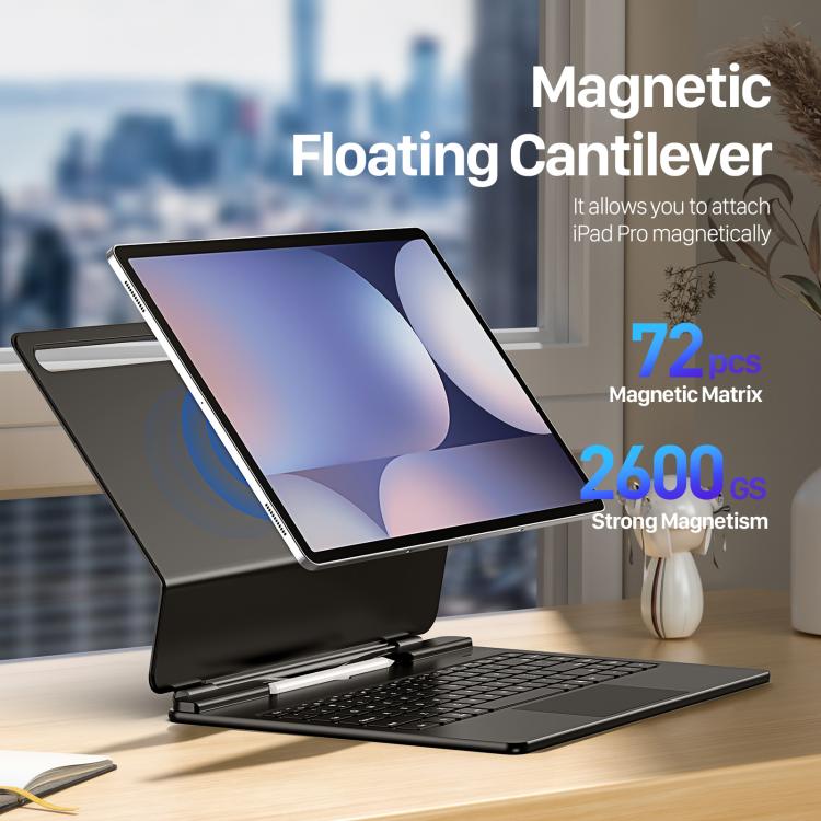 For Samsung Galaxy Tab S10 Ultra  DUX DUCIS MK Series Magnetic Wireless Bluetooth Keyboard Tablet Case(Black) - free shipping - PMc TechLife - Order now!