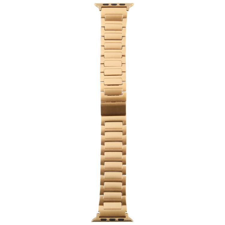 For Apple Watch 42mm / 41mm / 40mm / 38mm I-Shaped Folding Magnetic Buckle Metal Watch Band(Gold) - free shipping - PMc TechLife - Order now!