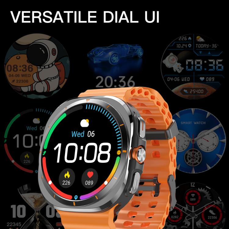 X7 1.51 inch IPS Screen Bluetooth Smart Watch Supports Healthy Monitoring(Orange) - free shipping - PMc TechLife - Order now!