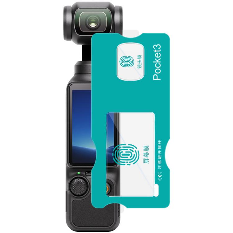 For DJI Osmo Pocket 3 imak Tempered Glass Film with Camera Lens Film, Self-positioning Version - free shipping - PMC TechLife - Order now!